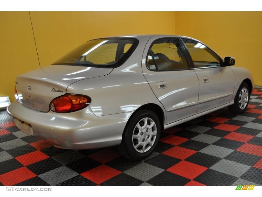 1999 Elantra GL Sedan - Slate Gray / Gray photo #6