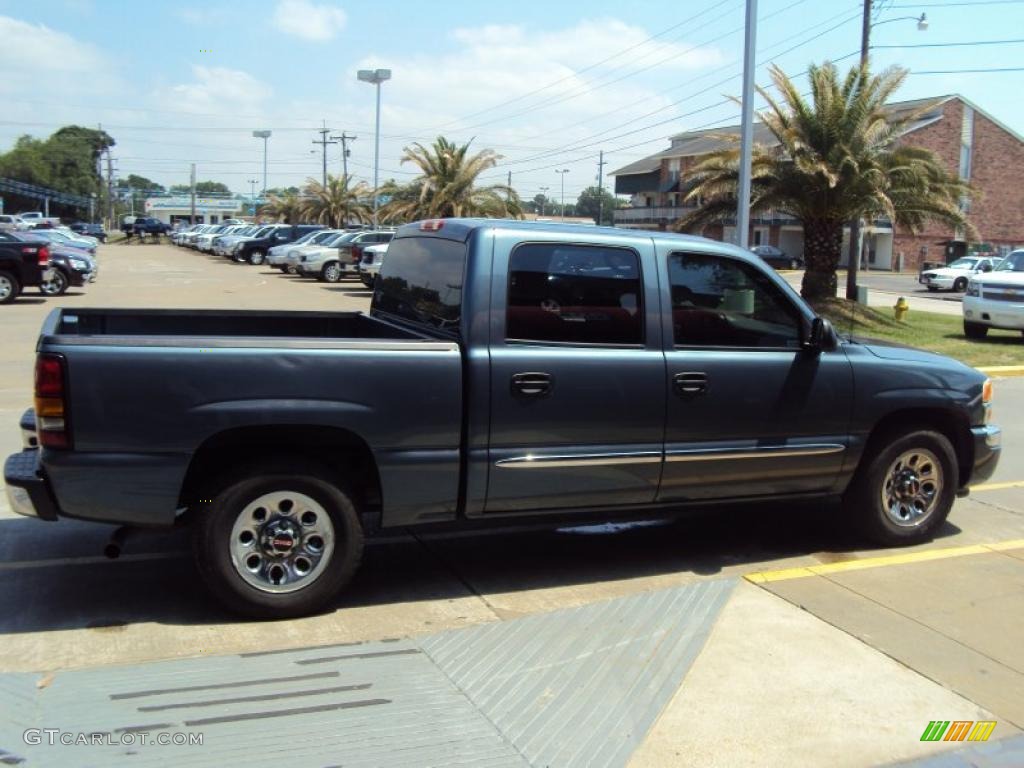 2006 Sierra 1500 SL Crew Cab - Stealth Gray Metallic / Dark Pewter photo #3