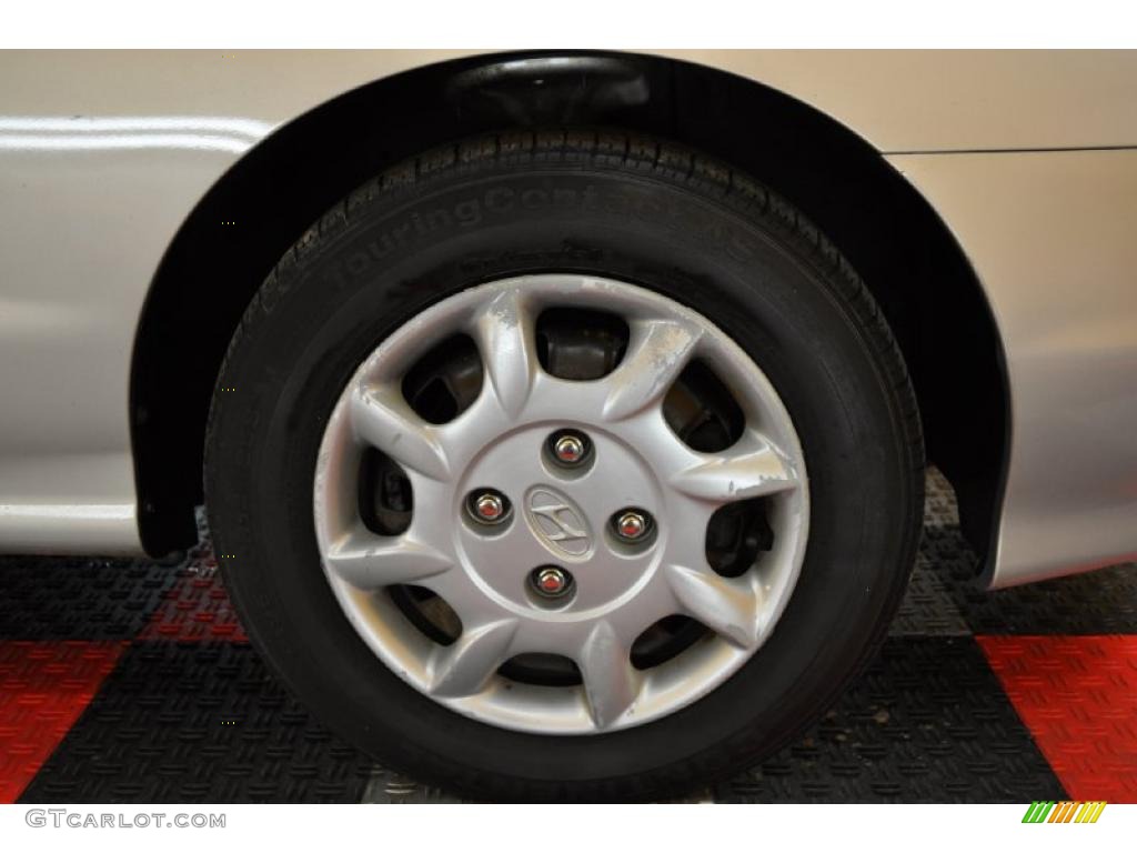 1999 Elantra GL Sedan - Slate Gray / Gray photo #16