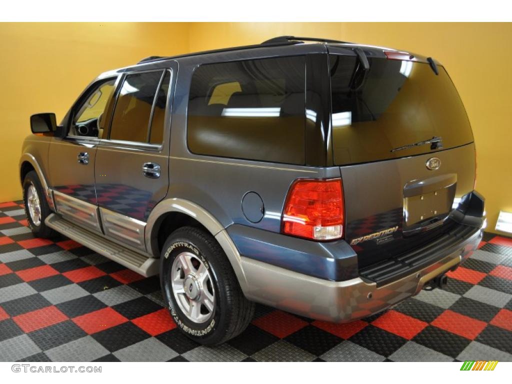 2003 Expedition Eddie Bauer 4x4 - Medium Wedgewood Blue Metallic / Medium Parchment photo #4