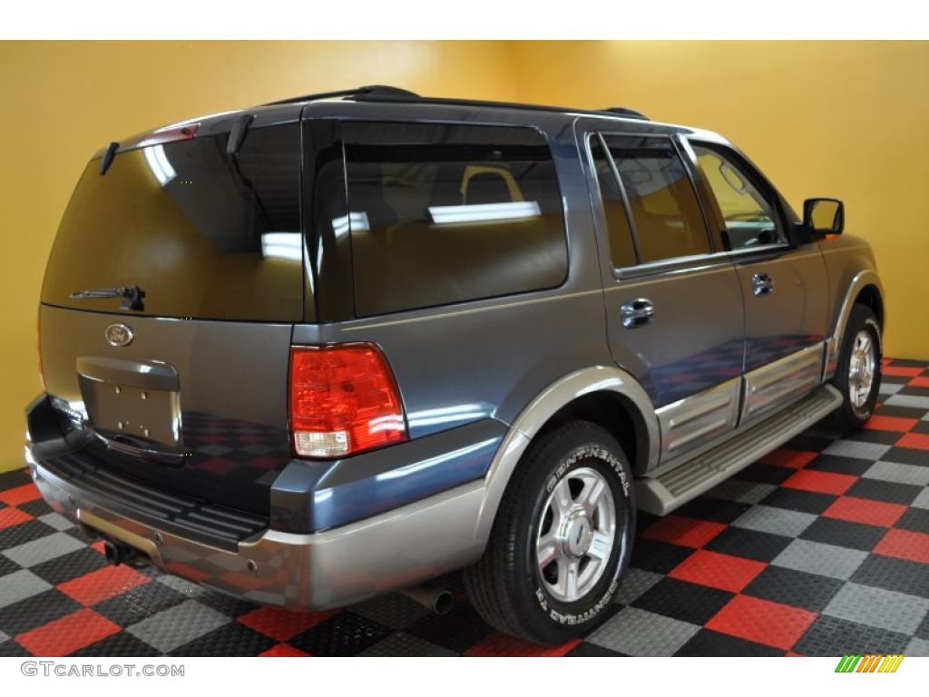 2003 Expedition Eddie Bauer 4x4 - Medium Wedgewood Blue Metallic / Medium Parchment photo #6