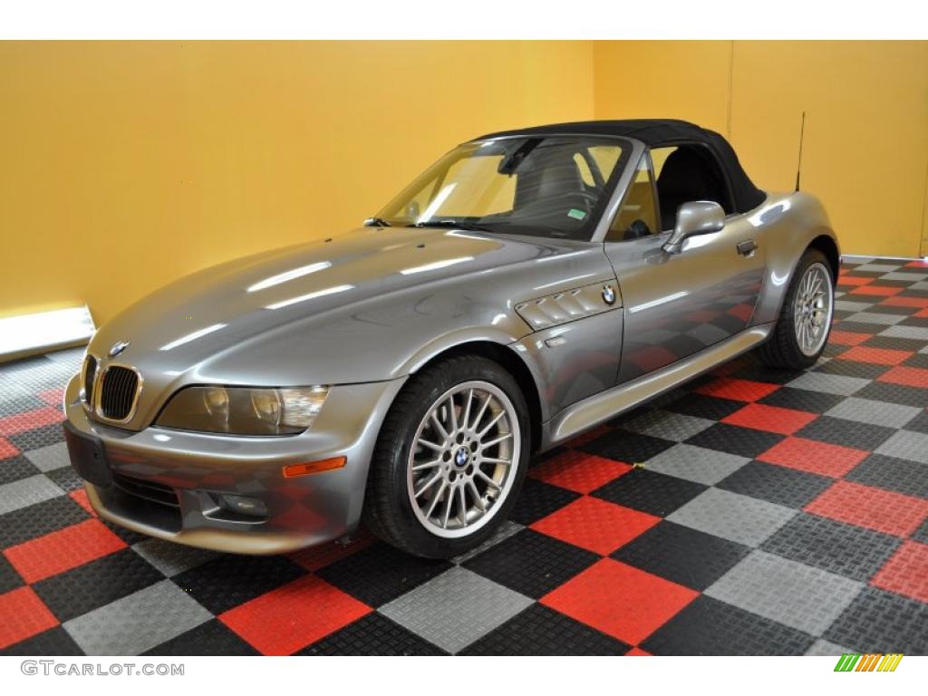 2002 Z3 3.0i Roadster - Sterling Gray Metallic / Black photo #5