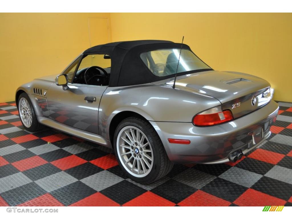 2002 Z3 3.0i Roadster - Sterling Gray Metallic / Black photo #6