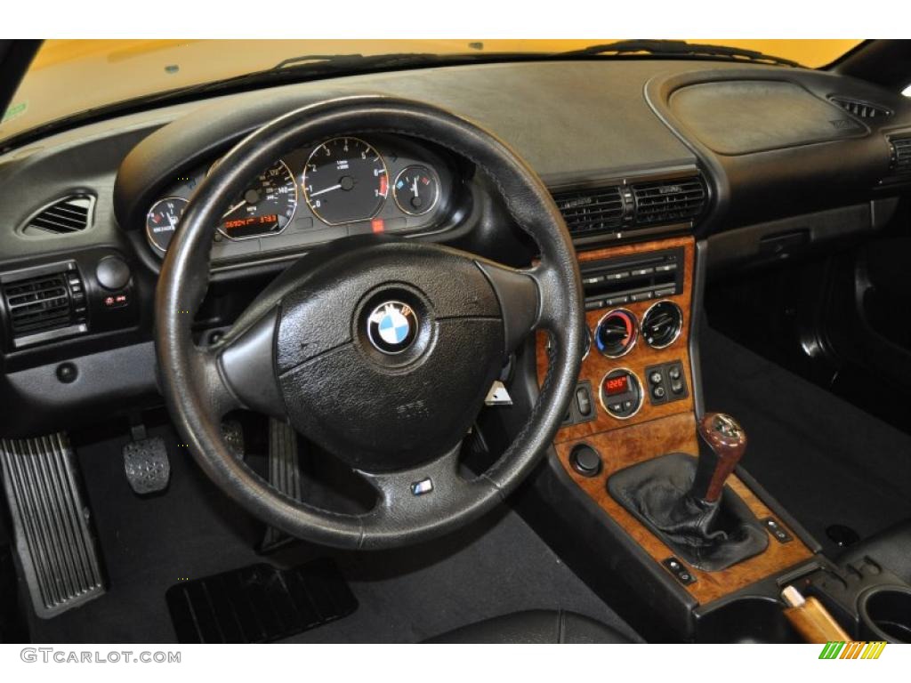 2002 Z3 3.0i Roadster - Sterling Gray Metallic / Black photo #7