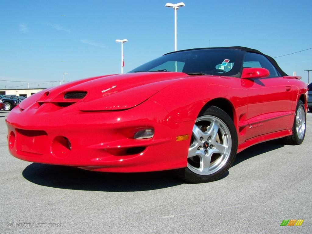 2002 Firebird Trans Am WS-6 Convertible - Bright Red / Ebony Black photo #1