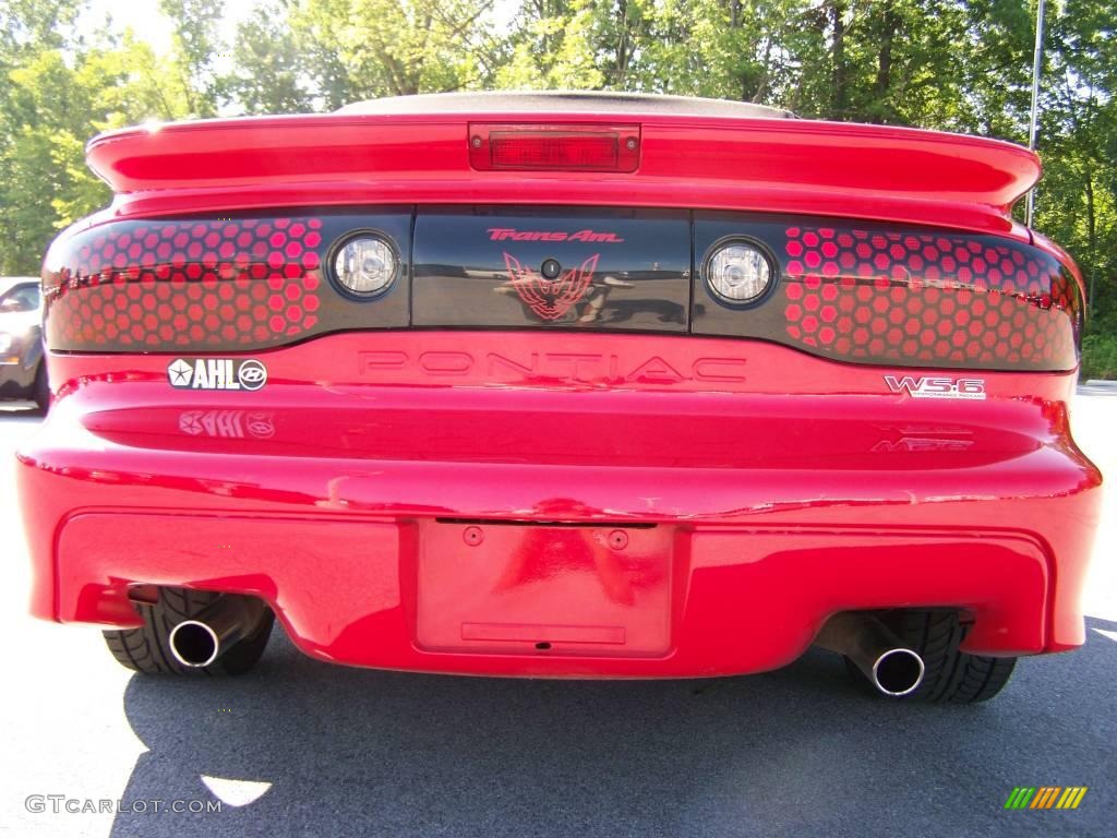 2002 Firebird Trans Am WS-6 Convertible - Bright Red / Ebony Black photo #6