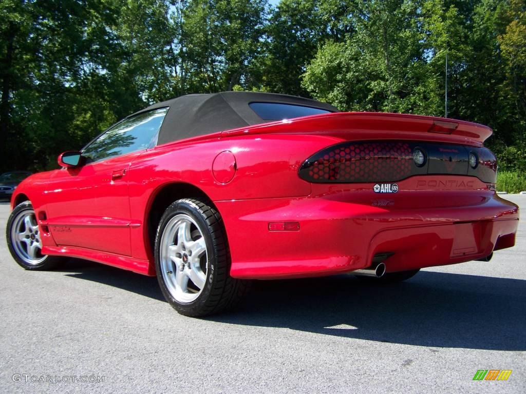2002 Firebird Trans Am WS-6 Convertible - Bright Red / Ebony Black photo #7