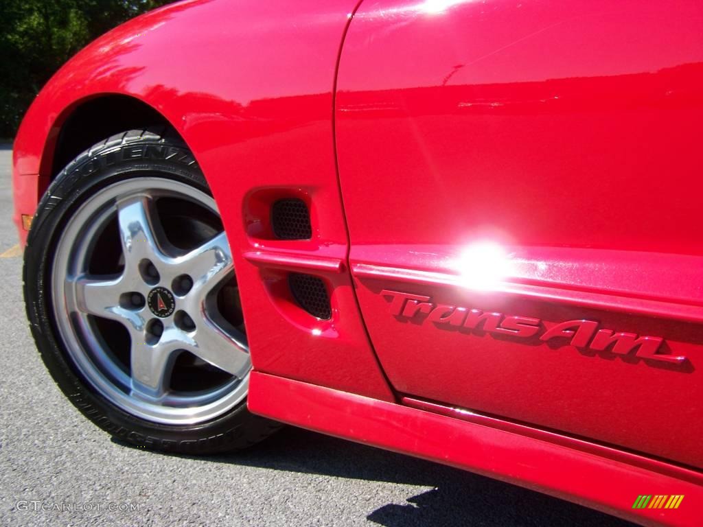 2002 Firebird Trans Am WS-6 Convertible - Bright Red / Ebony Black photo #9
