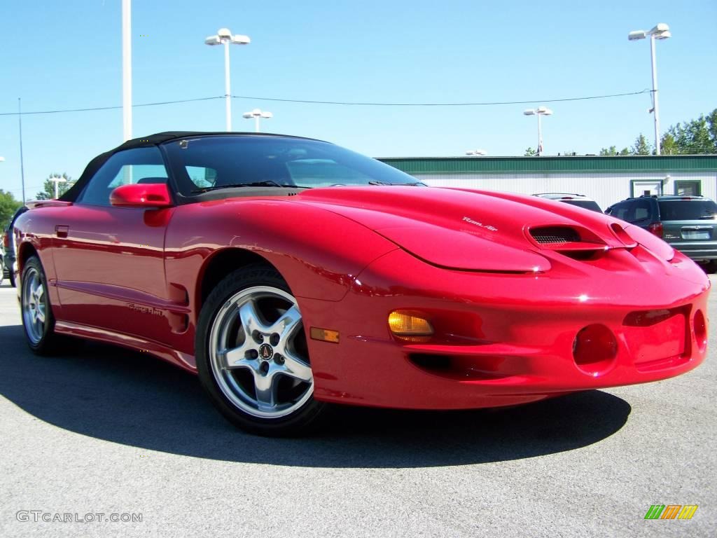 2002 Firebird Trans Am WS-6 Convertible - Bright Red / Ebony Black photo #10