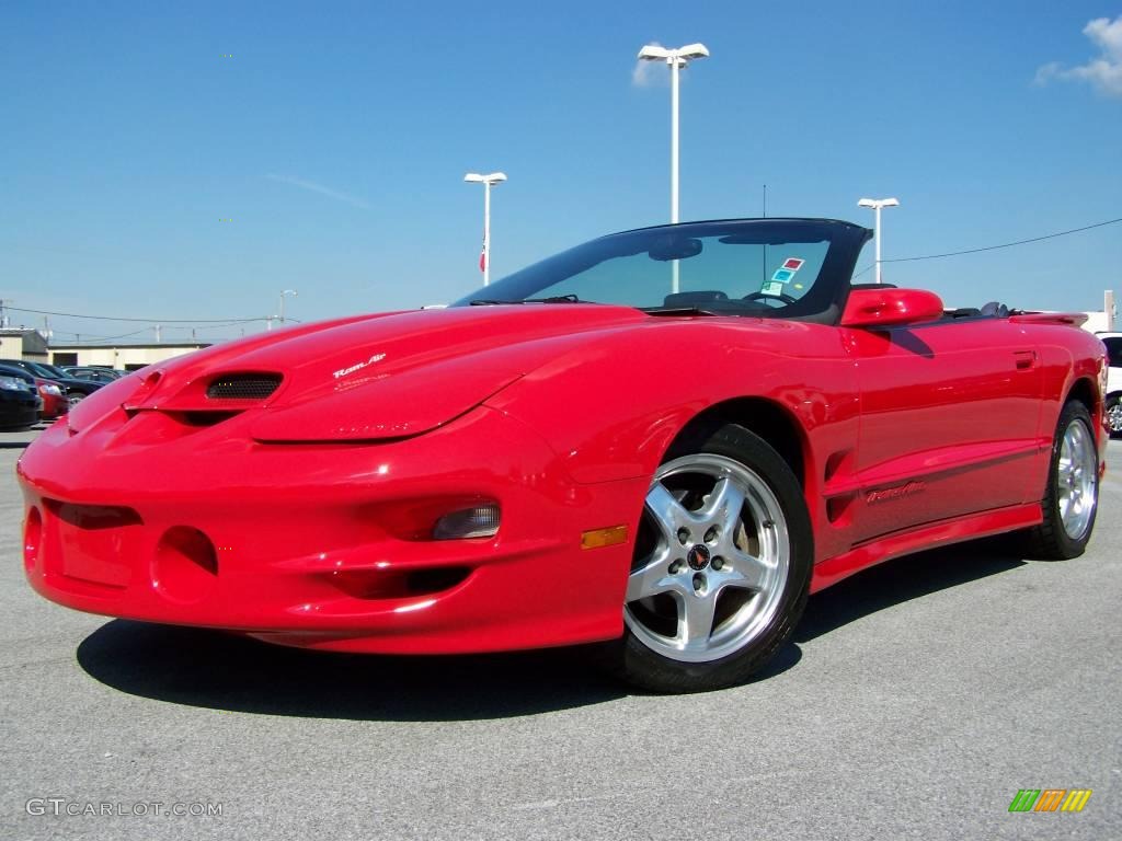 2002 Firebird Trans Am WS-6 Convertible - Bright Red / Ebony Black photo #12