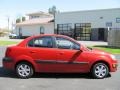 2009 Tropical Red Kia Rio LX Sedan  photo #16