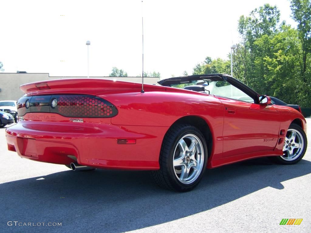 2002 Firebird Trans Am WS-6 Convertible - Bright Red / Ebony Black photo #13