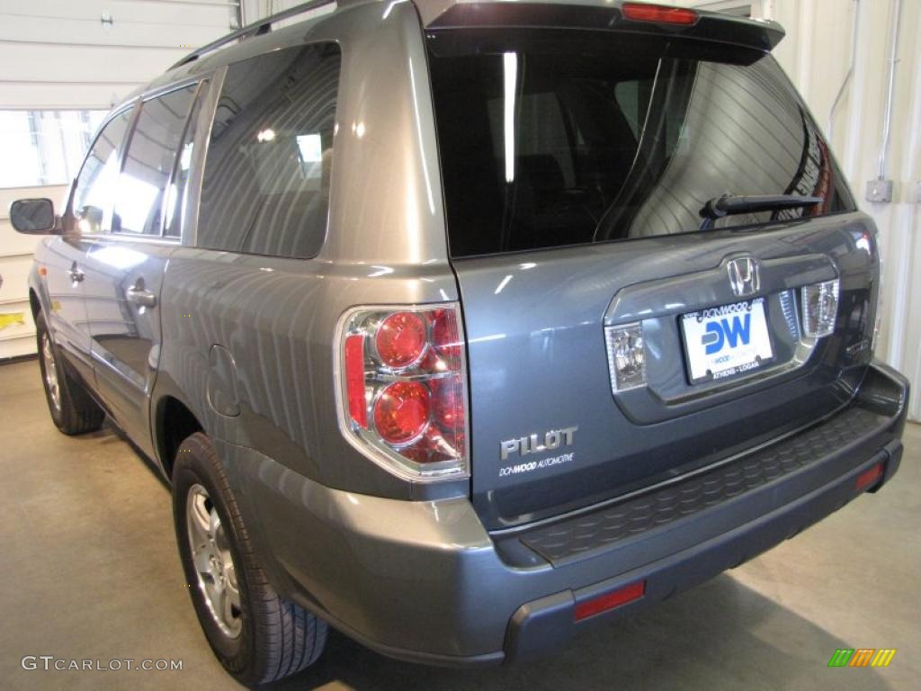 2007 Pilot EX 4WD - Nimbus Gray Metallic / Gray photo #4