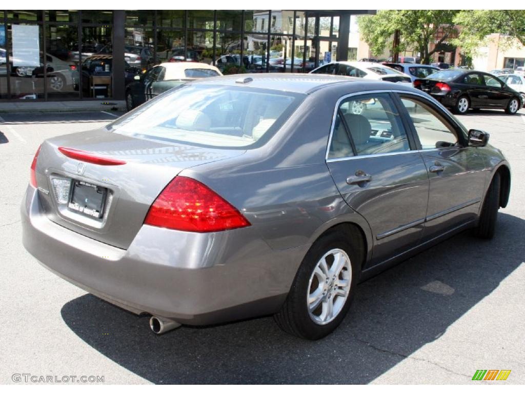 2007 Accord EX-L Sedan - Carbon Bronze Pearl / Ivory photo #5