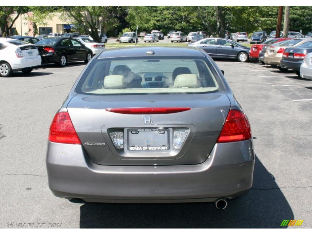 2007 Accord EX-L Sedan - Carbon Bronze Pearl / Ivory photo #6