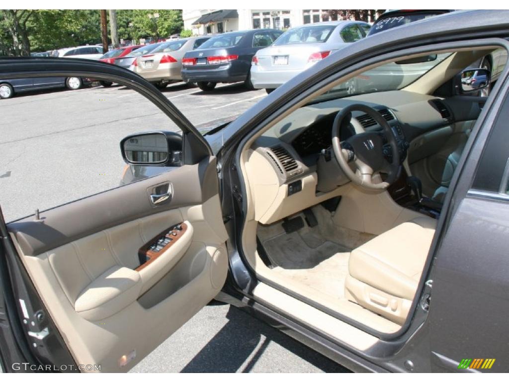 2007 Accord EX-L Sedan - Carbon Bronze Pearl / Ivory photo #10