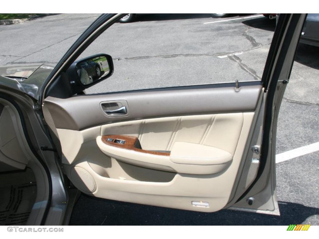 2007 Accord EX-L V6 Sedan - Desert Mist Metallic / Ivory photo #16