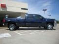 2008 Dark Blue Metallic Chevrolet Silverado 3500HD LTZ Crew Cab 4x4 Dually  photo #2