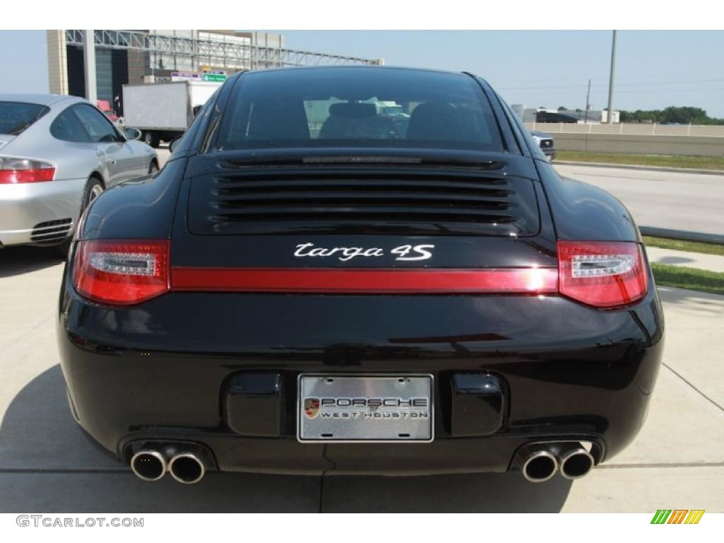 2010 911 Targa 4S - Black / Black photo #5
