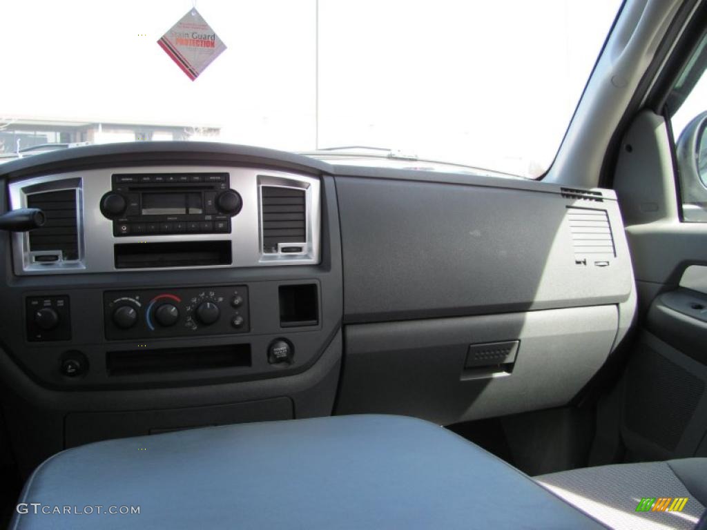 2007 Ram 1500 SLT Quad Cab 4x4 - Bright Silver Metallic / Medium Slate Gray photo #11