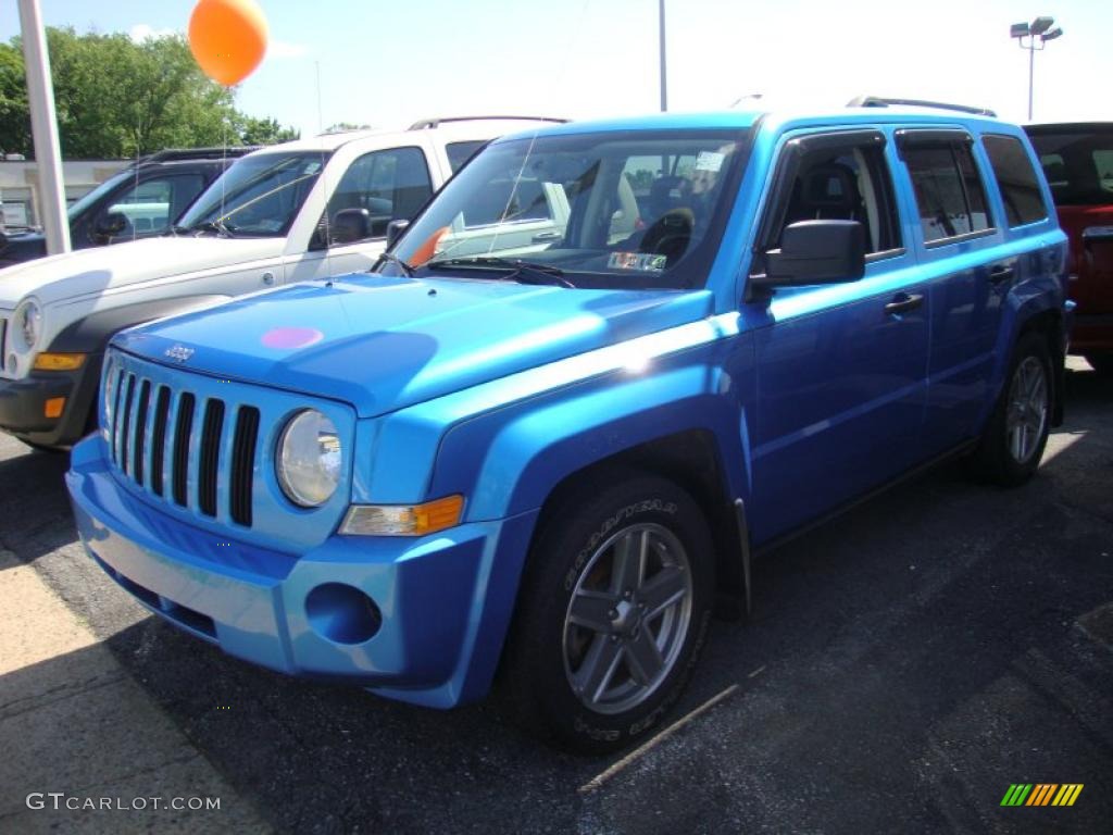 2008 Patriot Sport 4x4 - Surf Blue Pearl / Dark Slate Gray photo #2