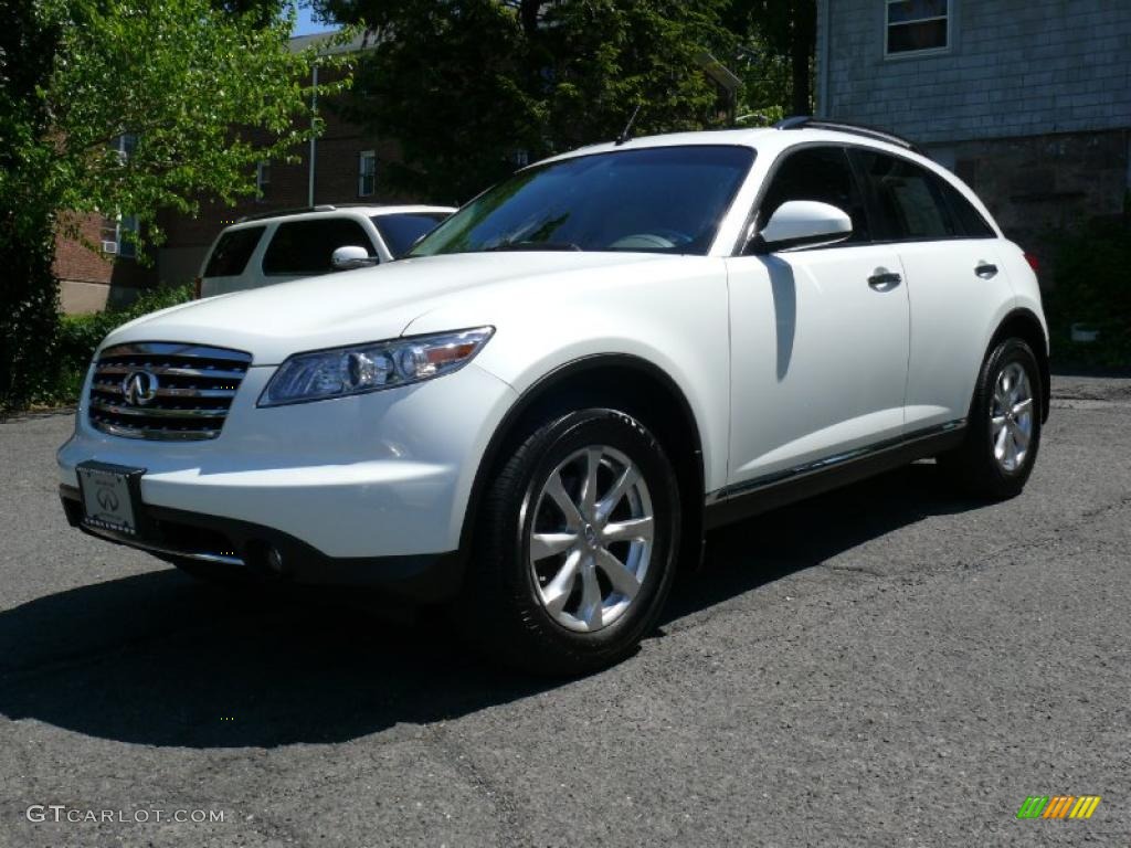 2007 FX 35 AWD - Ivory Pearl / Wheat photo #1