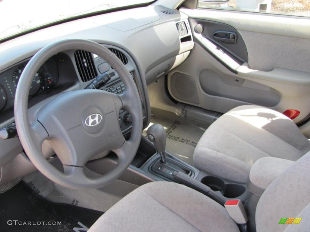 2006 Elantra GLS Sedan - Champagne Beige / Beige photo #15