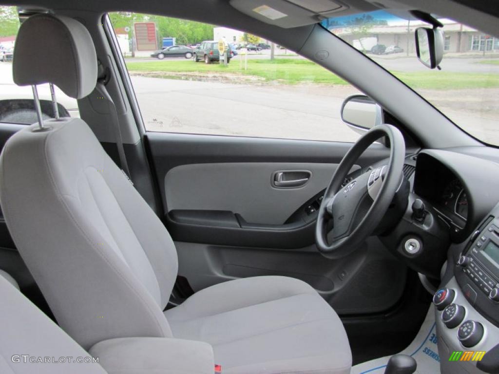 2009 Elantra GLS Sedan - Quicksilver / Gray photo #8