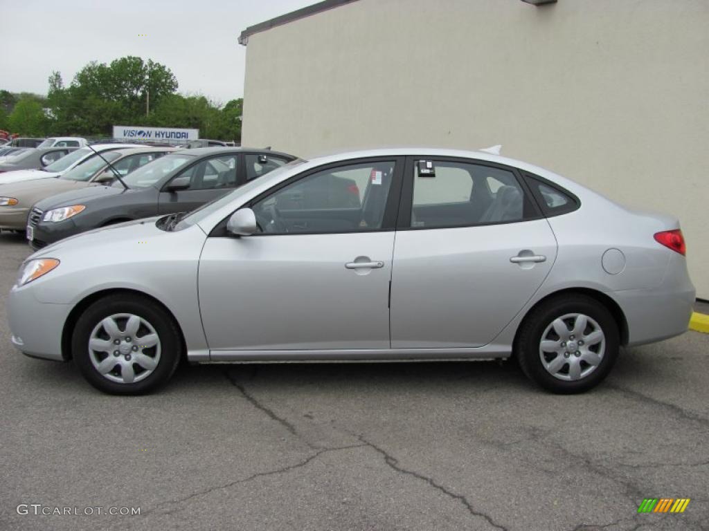 2009 Elantra GLS Sedan - Quicksilver / Gray photo #12