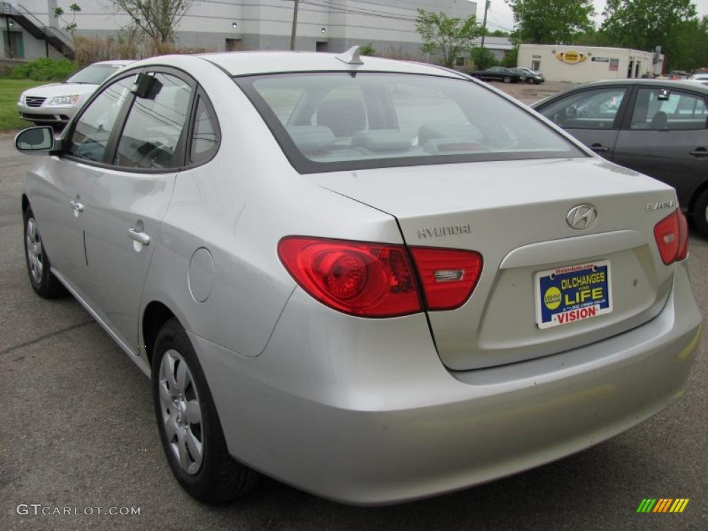 2009 Elantra GLS Sedan - Quicksilver / Gray photo #13