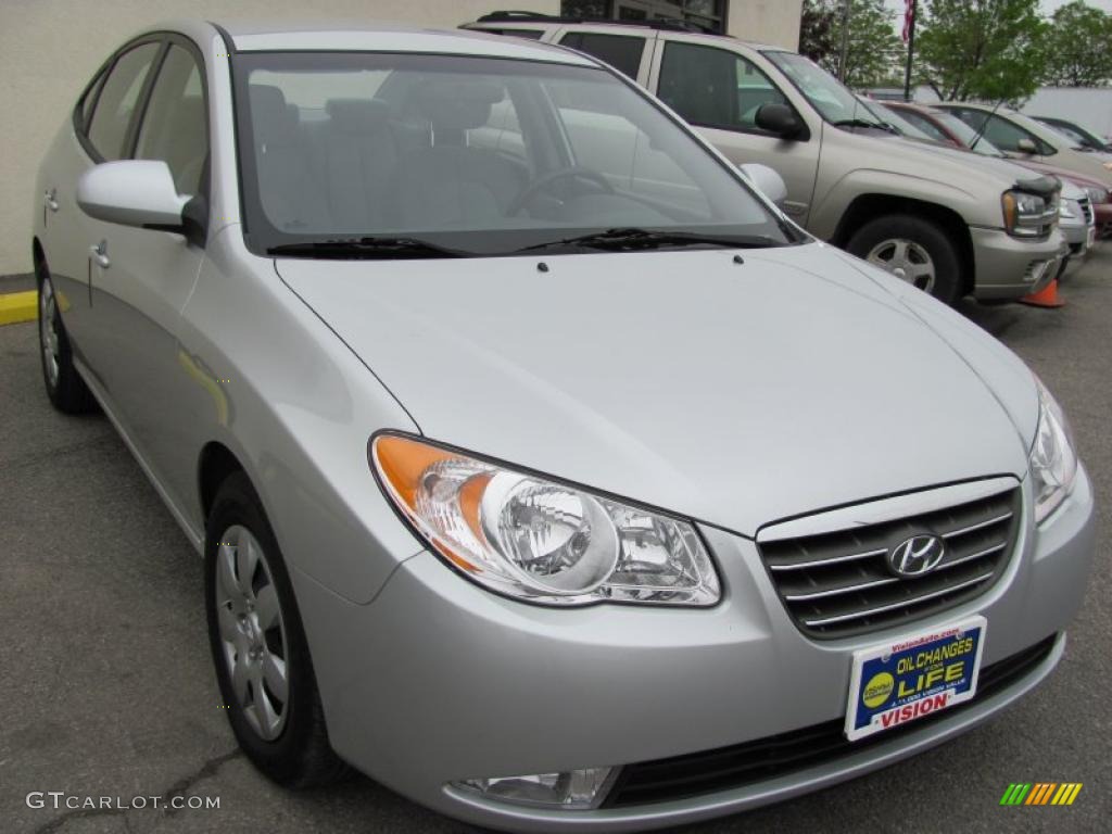 2009 Elantra GLS Sedan - Quicksilver / Gray photo #16