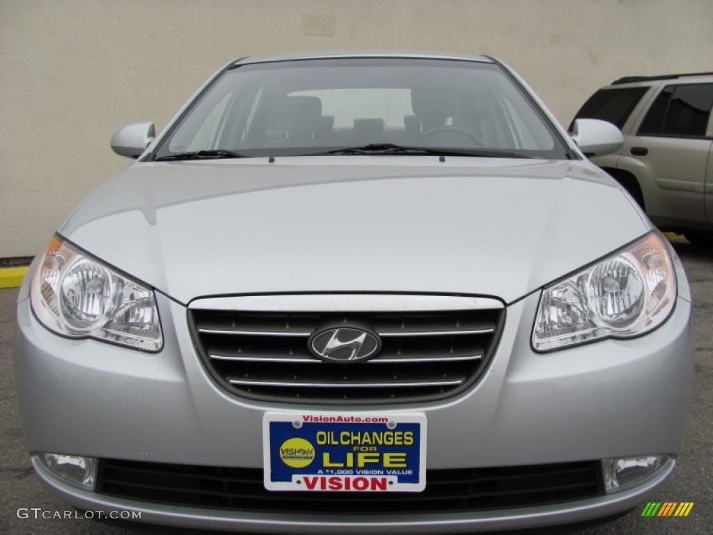 2009 Elantra GLS Sedan - Quicksilver / Gray photo #17