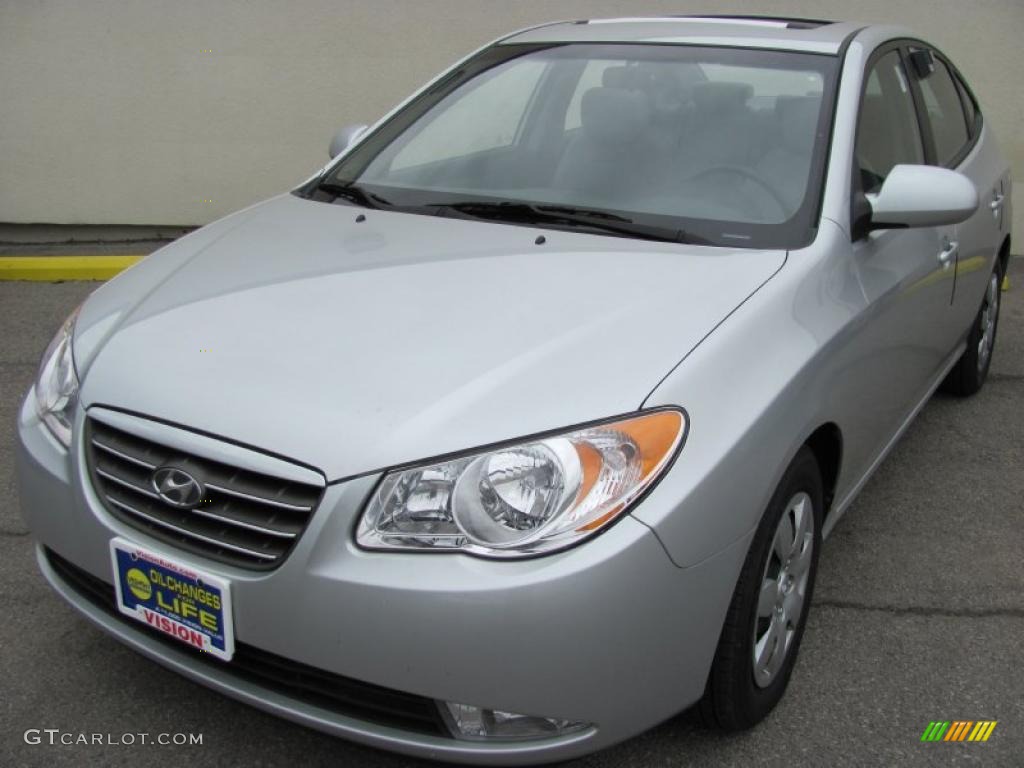 2009 Elantra GLS Sedan - Quicksilver / Gray photo #1