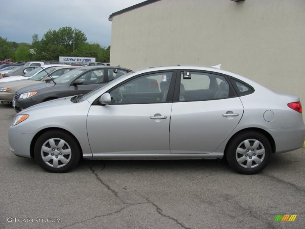 2009 Elantra GLS Sedan - Quicksilver / Gray photo #13