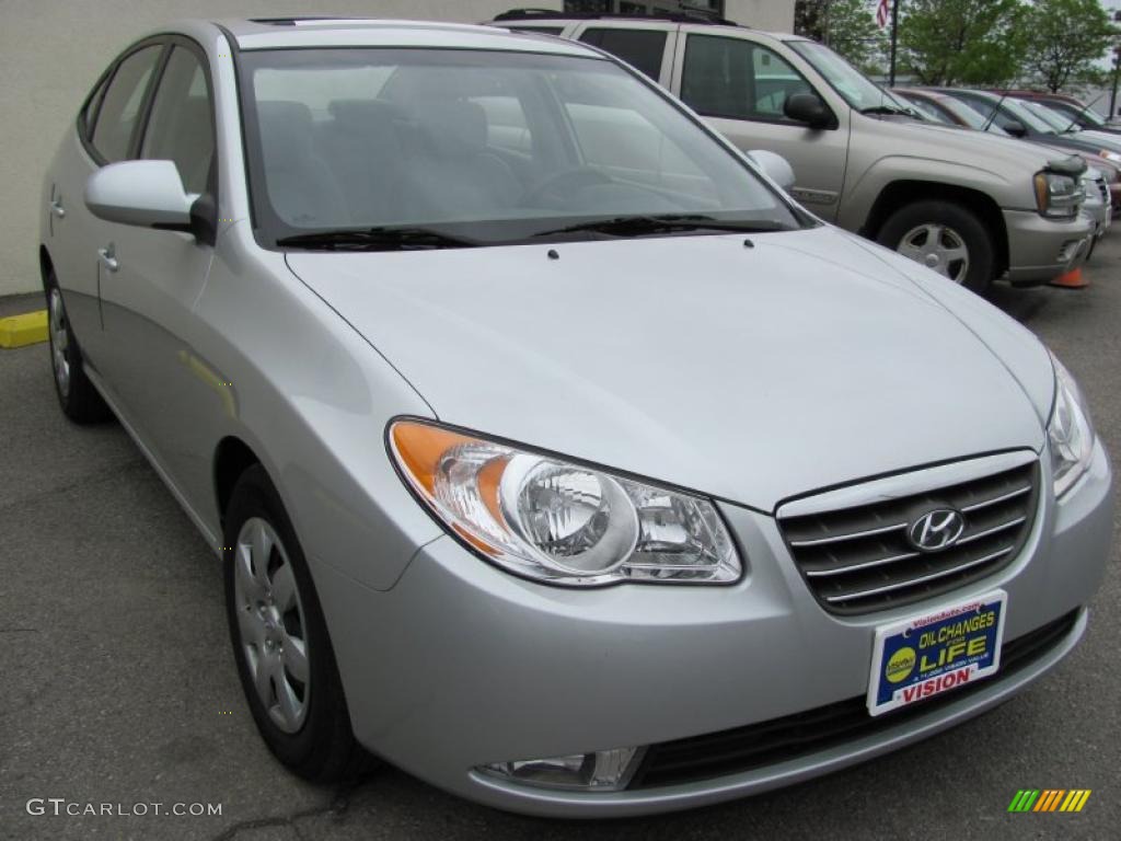 2009 Elantra GLS Sedan - Quicksilver / Gray photo #17