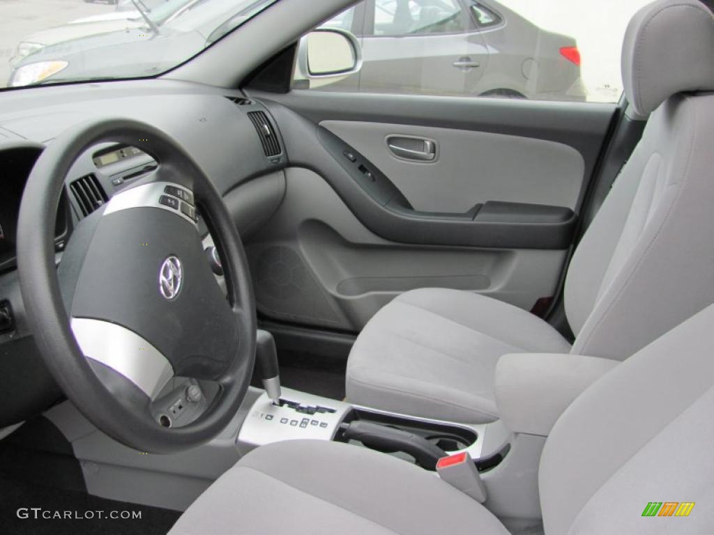2009 Elantra GLS Sedan - Quicksilver / Gray photo #23
