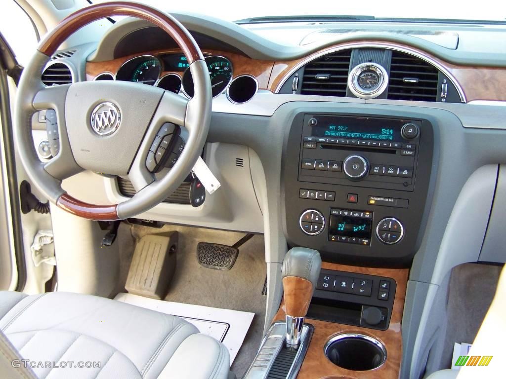 2008 Enclave CXL - White Opal / Titanium/Dark Titanium photo #19