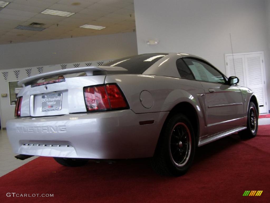 2003 Mustang V6 Coupe - Silver Metallic / Medium Graphite photo #10