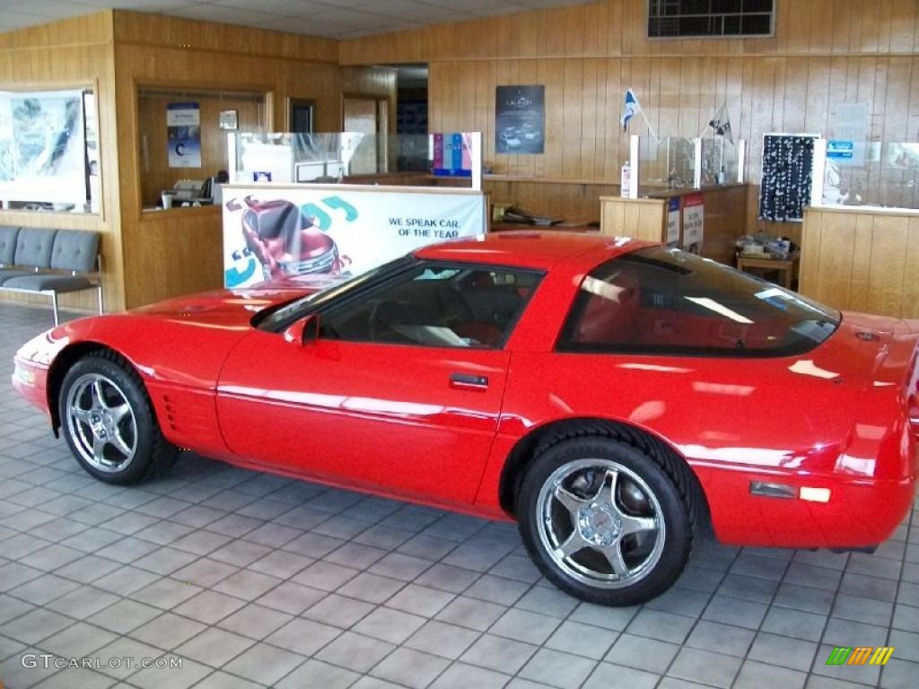 1994 Corvette Coupe - Torch Red / Black photo #2