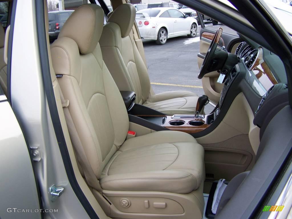 2008 Enclave CXL - Gold Mist Metallic / Cashmere/Cocoa photo #15