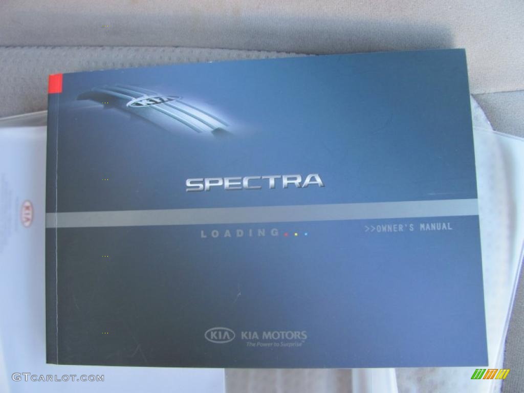 2008 Spectra EX Sedan - Deep Ocean Blue / Gray photo #22