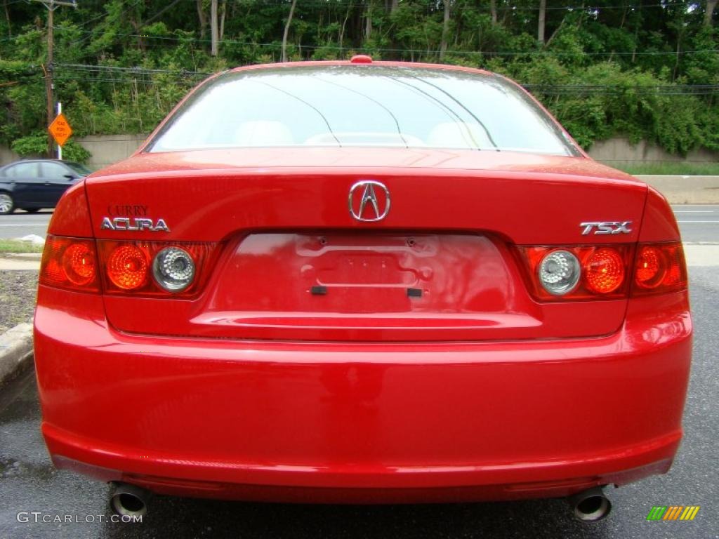 2008 TSX Sedan - Milano Red / Parchment photo #4
