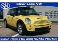 2005 Liquid Yellow Mini Cooper S Hardtop  photo #1