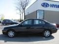 2005 Black Obsidian Hyundai Elantra GLS Sedan  photo #3