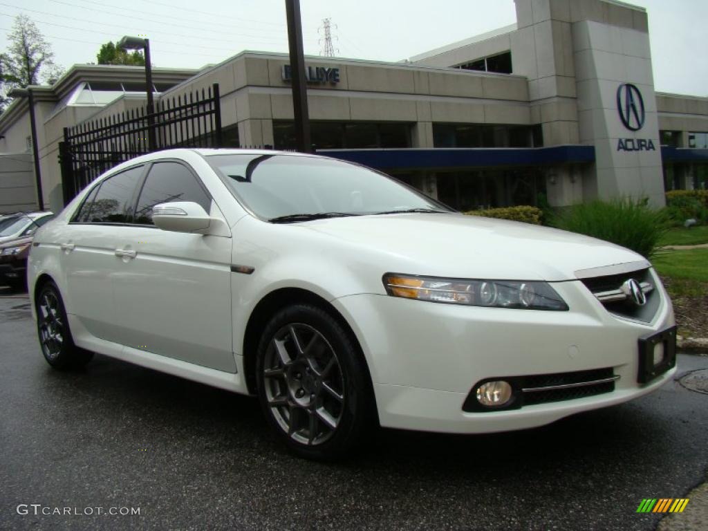 2007 TL 3.5 Type-S - White Diamond Pearl / Taupe/Ebony photo #1