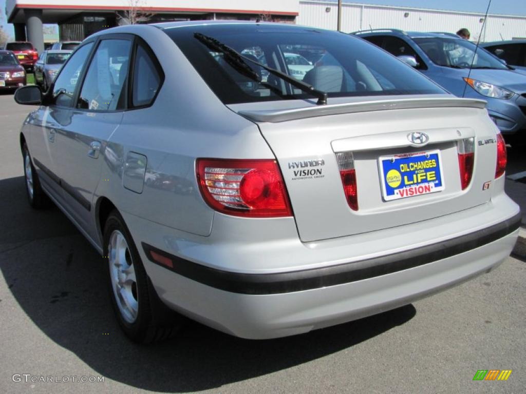2006 Elantra GT Hatchback - Sterling Silver / Gray photo #2