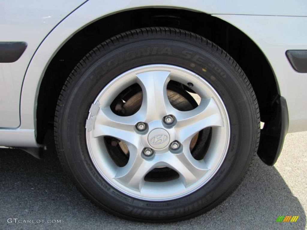 2006 Elantra GT Hatchback - Sterling Silver / Gray photo #14