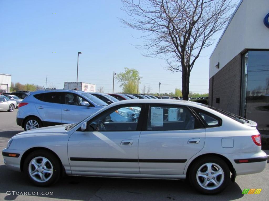 2006 Elantra GT Hatchback - Sterling Silver / Gray photo #16