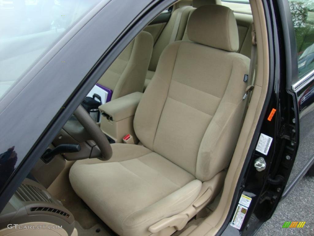 2007 Accord LX Sedan - Nighthawk Black Pearl / Ivory photo #16