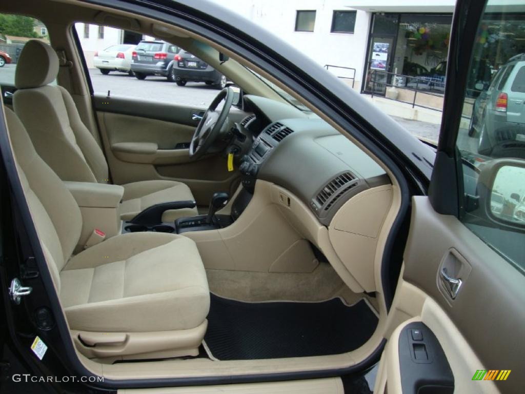 2007 Accord LX Sedan - Nighthawk Black Pearl / Ivory photo #19